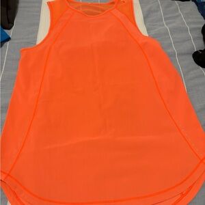 Lululemon Orange Sleeveless Top
